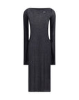 Miu Miu Black Midi Dress