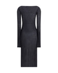 Miu Miu Black Midi Dress
