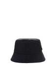 Prada Logo Bucket Hat - Black