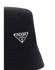 Prada Logo Bucket Hat - Black