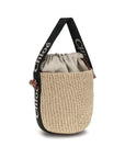 Chloé Woody Raffia Bucket Shoulder Bag