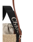 Chloé Woody Raffia Bucket Shoulder Bag