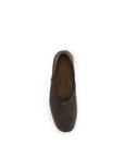 Khaite Brown Leather Ballet Flats
