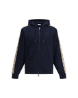 Burberry Deep Blue Hooded Jacket