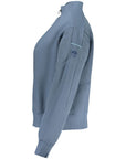 North Sails Cotton Zip Sweatshirt - Blue - Made In Italy
