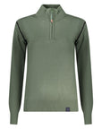 North Sails Turtleneck Zip Sweater - Green