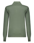 North Sails Turtleneck Zip Sweater - Green