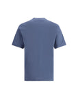 Brunello Cucinelli Blue Cotton T-Shirt