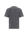 Brunello Cucinelli Gray/Grey Cotton T-Shirt