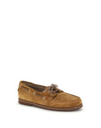 Gianvito Rossi Vandée Suede Leather Boat Shoes - Camel