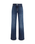 7FOR Medium Wash Slim Illusion Bootcut Jeans