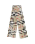Burberry Wool-Silk Checkered Scarf