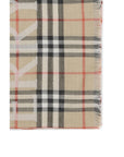 Burberry Checkered Wool-Silk Scarf