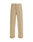 Golden Goose Beige Cotton Chino Pants