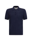 Golden Goose Blue Merino Wool Polo Shirt