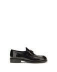 Prada Black Leather Loafers