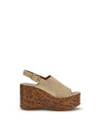 Chloé Maxime Wedge Leather Platform Sandals
