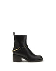 Chloé Dakota Leather Heeled Ankle Boots - Black