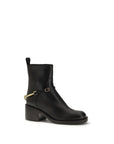Chloé Dakota Leather Heeled Ankle Boots - Black