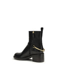 Chloé Dakota Leather Heeled Ankle Boots - Black