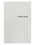 Golden Goose Logo White Cotton T-Shirt