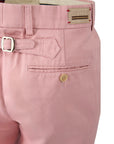 Gucci Dusty Pink Cotton Straight Leg Pants