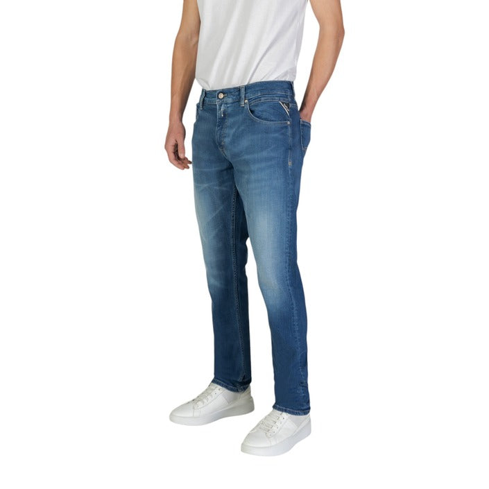 Replay Medium Wash  Slim-Straight Leg Fit Jeans