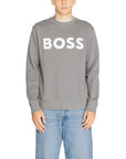 Boss Logo Cotton-Rich Athleisure Sweatshirt