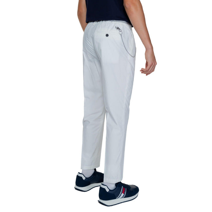 Antony Morato White Ankle Cut Slim Fit Pants