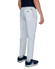 Antony Morato White Ankle Cut Slim Fit Pants