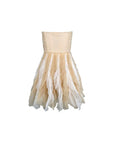 Aniye By Strapless Frilly Hemline Mini Glam Dress