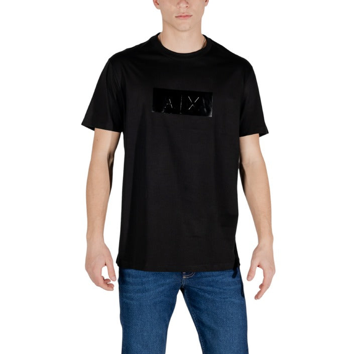 Armani Exchange Logo 100% Cotton Crewneck T-Shirt