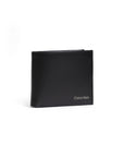 Calvin Klein Logo Genuine Leather Black Wallet