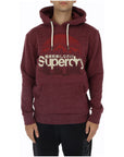 Superdry Logo Cotton-Blend Hooded Pullover - 2 Shades