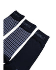 Emporio Armani Logo Midi Quarter Socks Cotton-Blend - 3 Pack