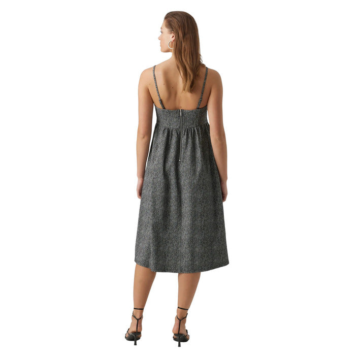 Aware Grey Summer Midi Dress