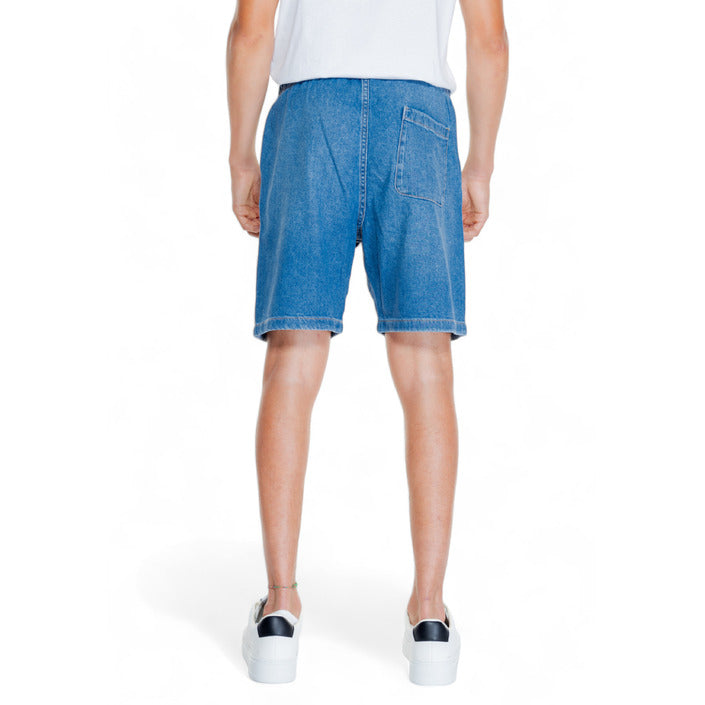 Jack & Jones Minimalist Stretch Waist Light Wash Denim Shorts