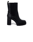 Calvin Klein Jeans Minimalist Leather Block Heel Chelsea Ankle Boots
