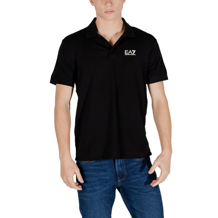 EA7 By Emporio Armani Logo Cotton Polo Shirt