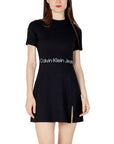 Calvin Klein Jeans Logo Little Black Mini Dress