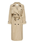 Only Neutral Classic Minimalist Trench Coat