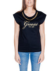 Guess Logo 100% Cotton Top - black