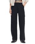 Desigual Minimalist Wide Leg Cargo Baggy Pants - 2 Shades