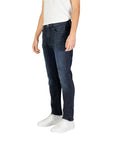 Jeckerson Logo Dark Wash Straight Leg Jeans