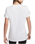 Nike Logo 100% Cotton Athleisure T-Shirt - white