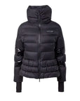 Armani Exchange Logo High Collar Puffer Jacket With Thumb-Hole Cuffs