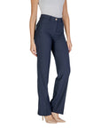 Morgan De Toi Hight Waist Striped Boot Cut Suit Pants