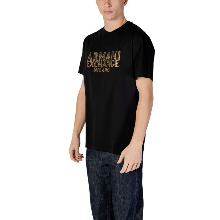 Armani Exchange Logo 100% Cotton Crewneck T-Shirt