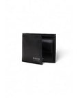 Guess Logo Genuine Leather Black Wallet