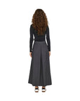 Only Grey A-Line Maxi Skirt